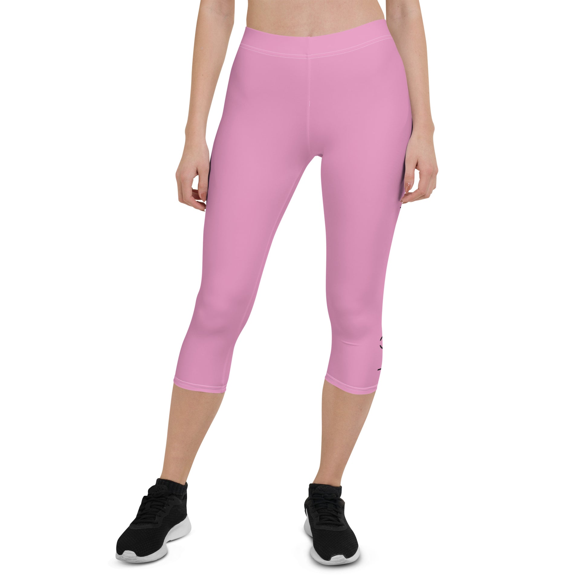 Rose Blossom Women's Capri Leggings - FLAKOUT