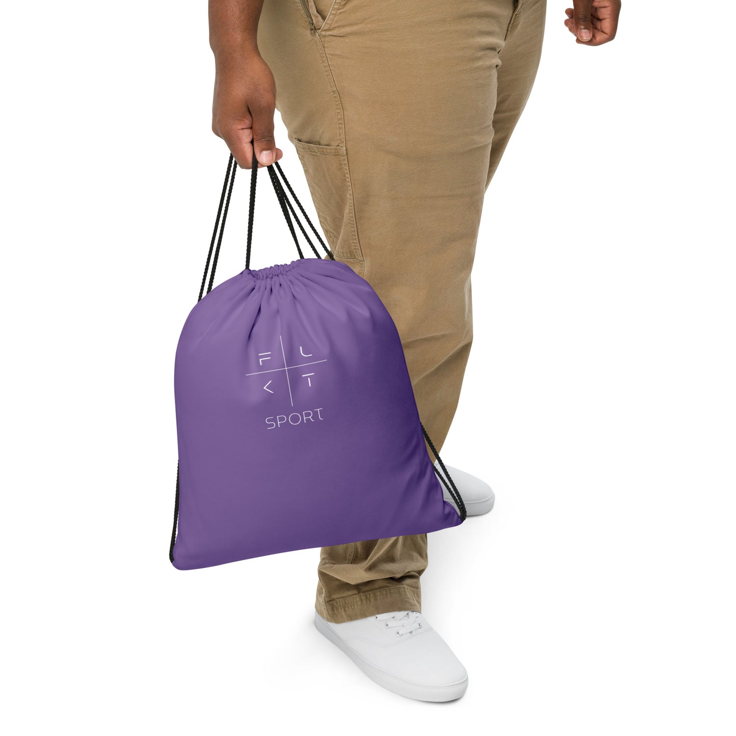 FLAKOUT Sport Unisex Drawstring Bag - Purple - FLAKOUT