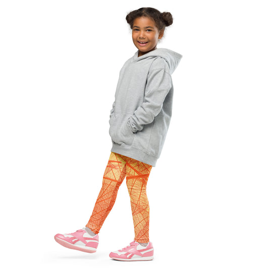 Vermilion Wisps Girl's Leggings - FLAKOUT