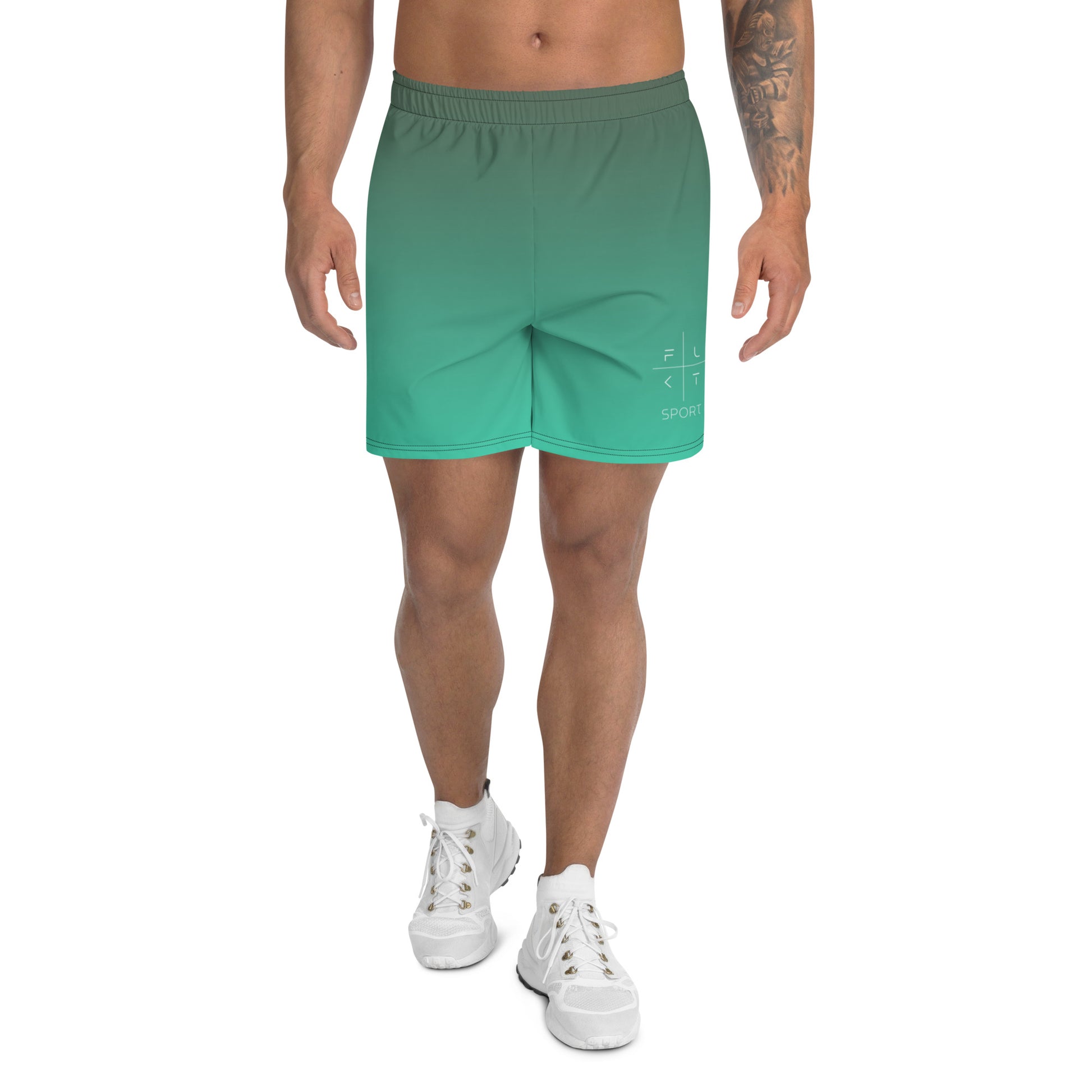 FLAKOUT Sport Ocean Breeze Men's Recycled Athletic Shorts - FLAKOUT