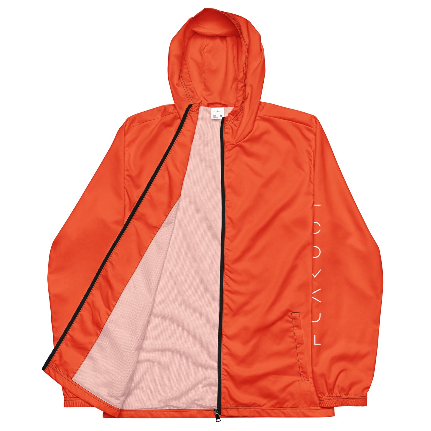 Outrageous Orange Waterproof Windbreaker - FLAKOUT