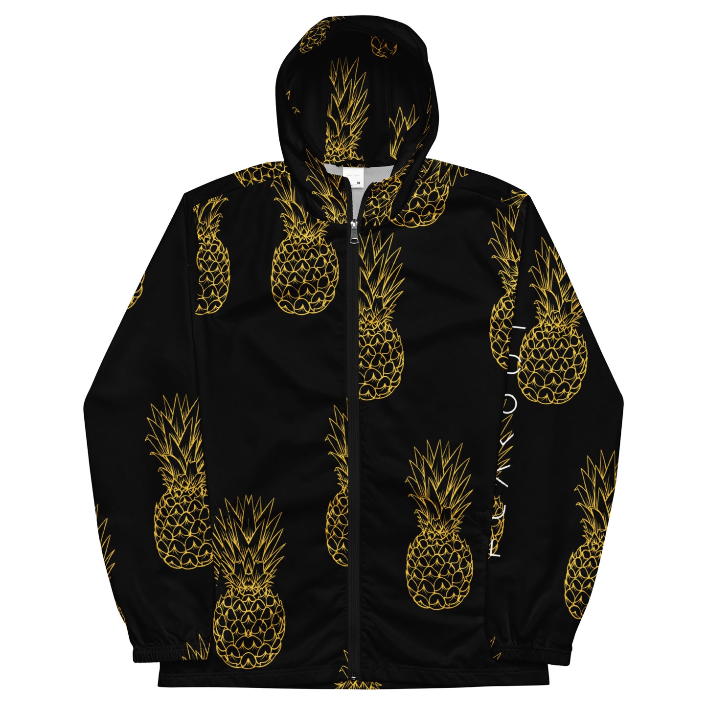 Pineapple Bliss Waterproof Windbreaker - FLAKOUT