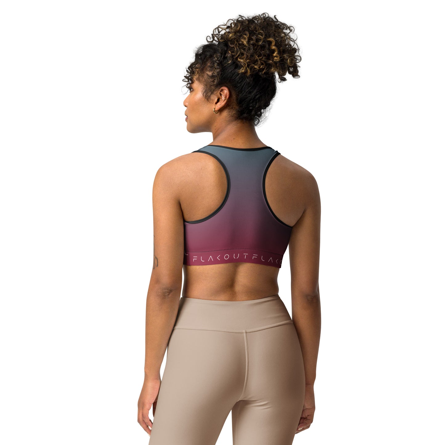 Electric Collision Women's Sports Performance Bra - FLAKOUT