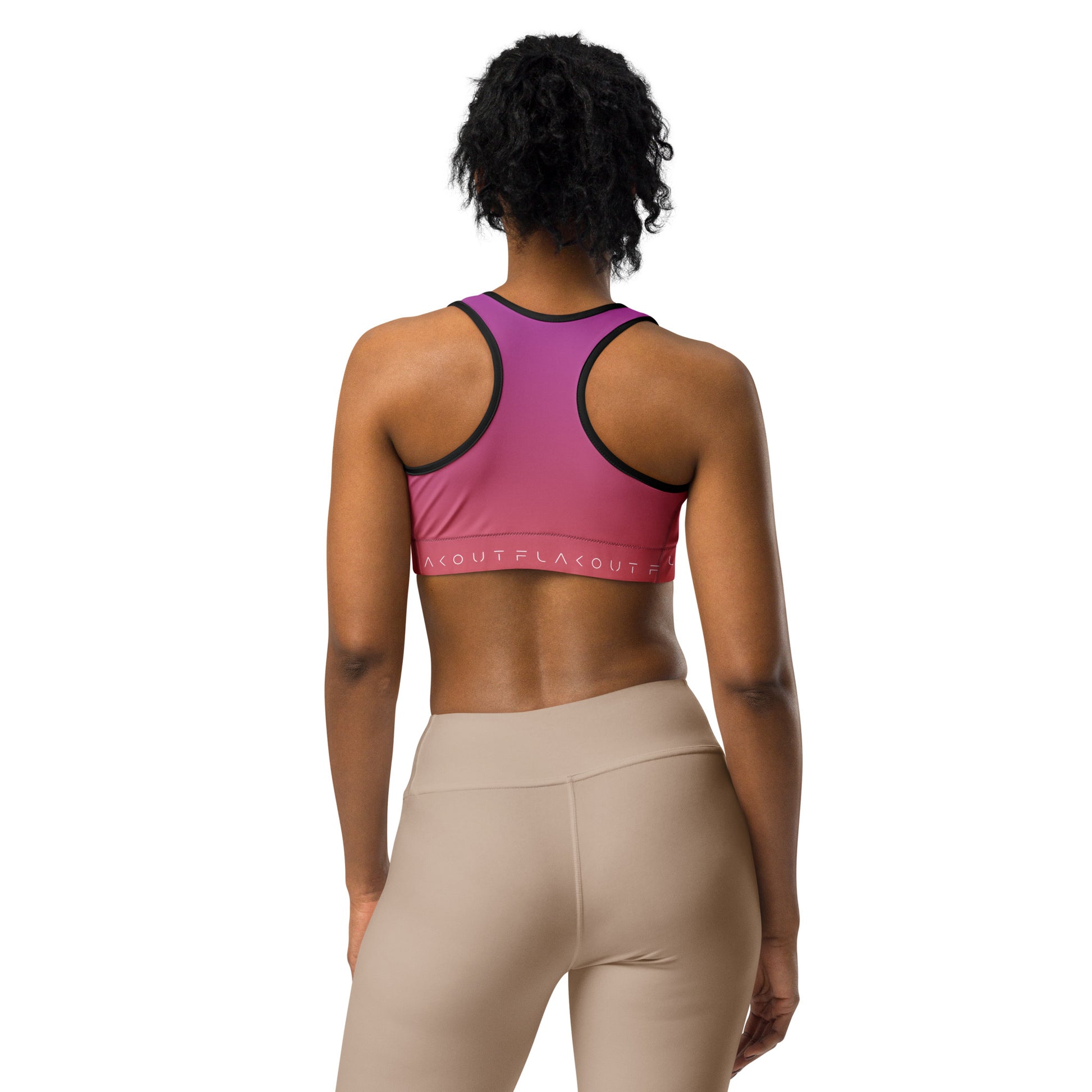 Berry Sunset Women's Sports Performance Bra - FLAKOUT