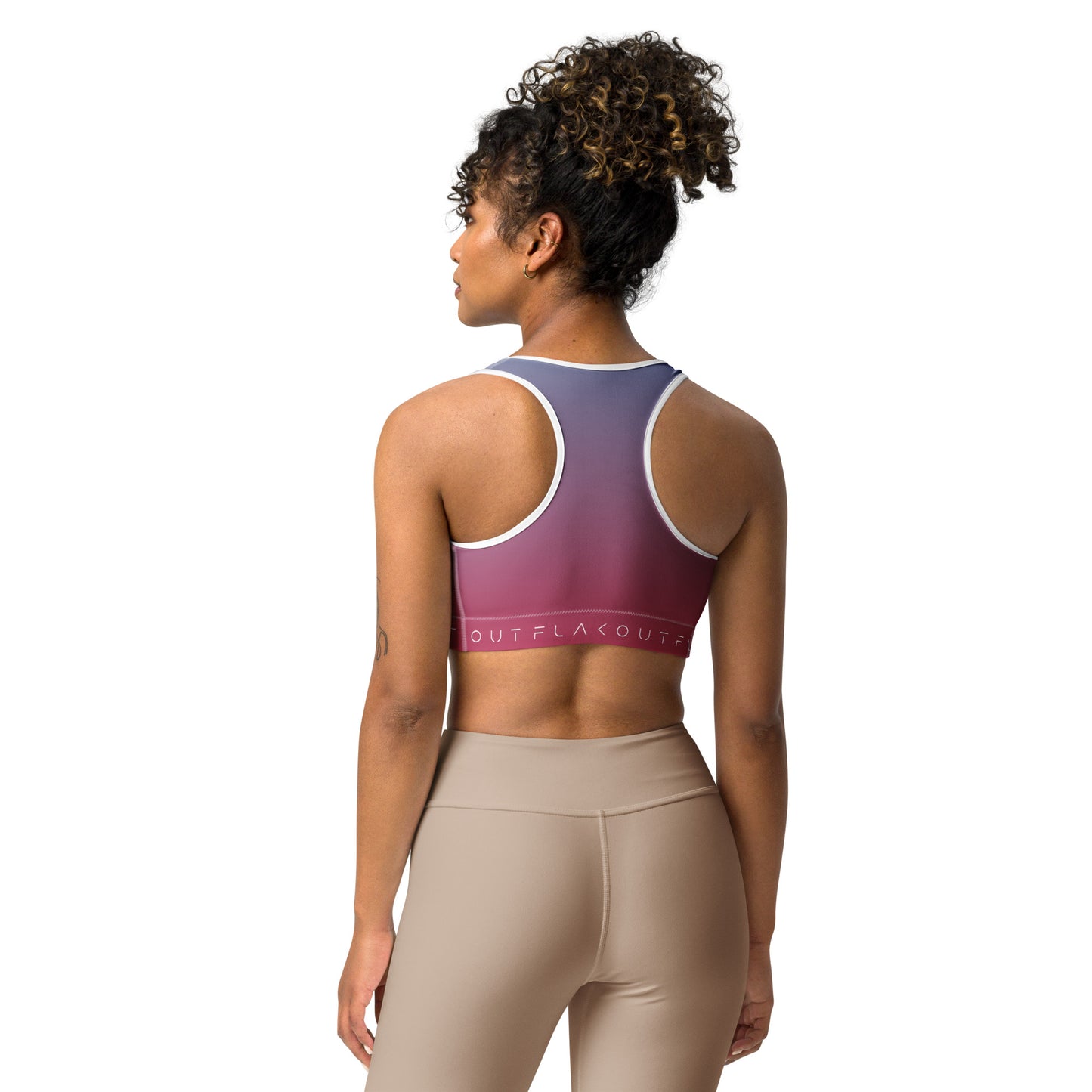 Cherry Sky Women's Sports Performance Bra - FLAKOUT