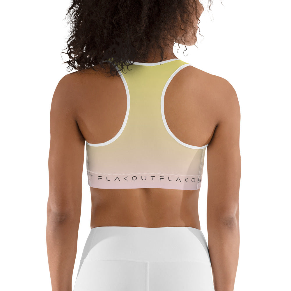 Lemonade Bliss Women's Sports Performance Bra - FLAKOUT