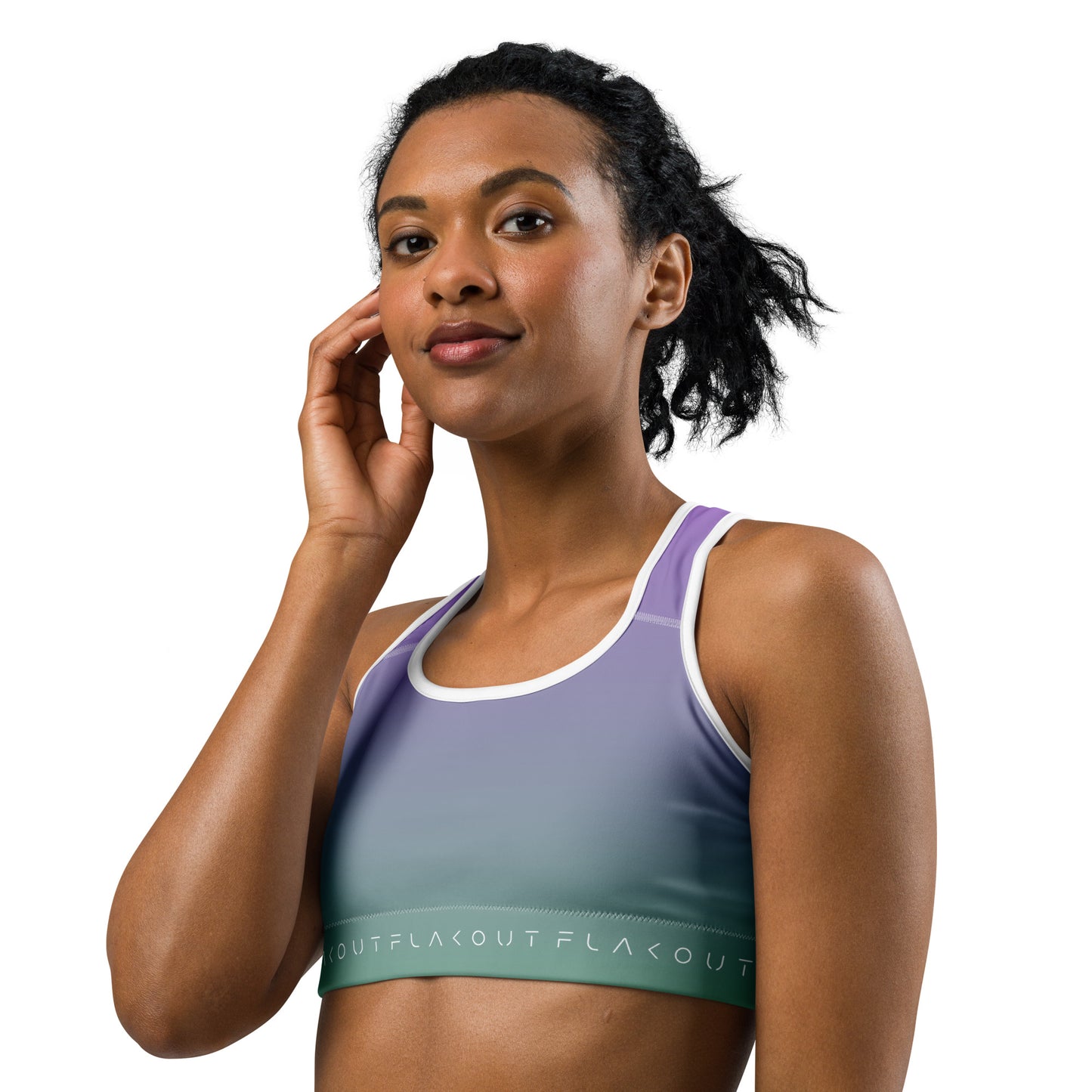 Lavender Lullaby Women's Sports Performance Bra - FLAKOUT