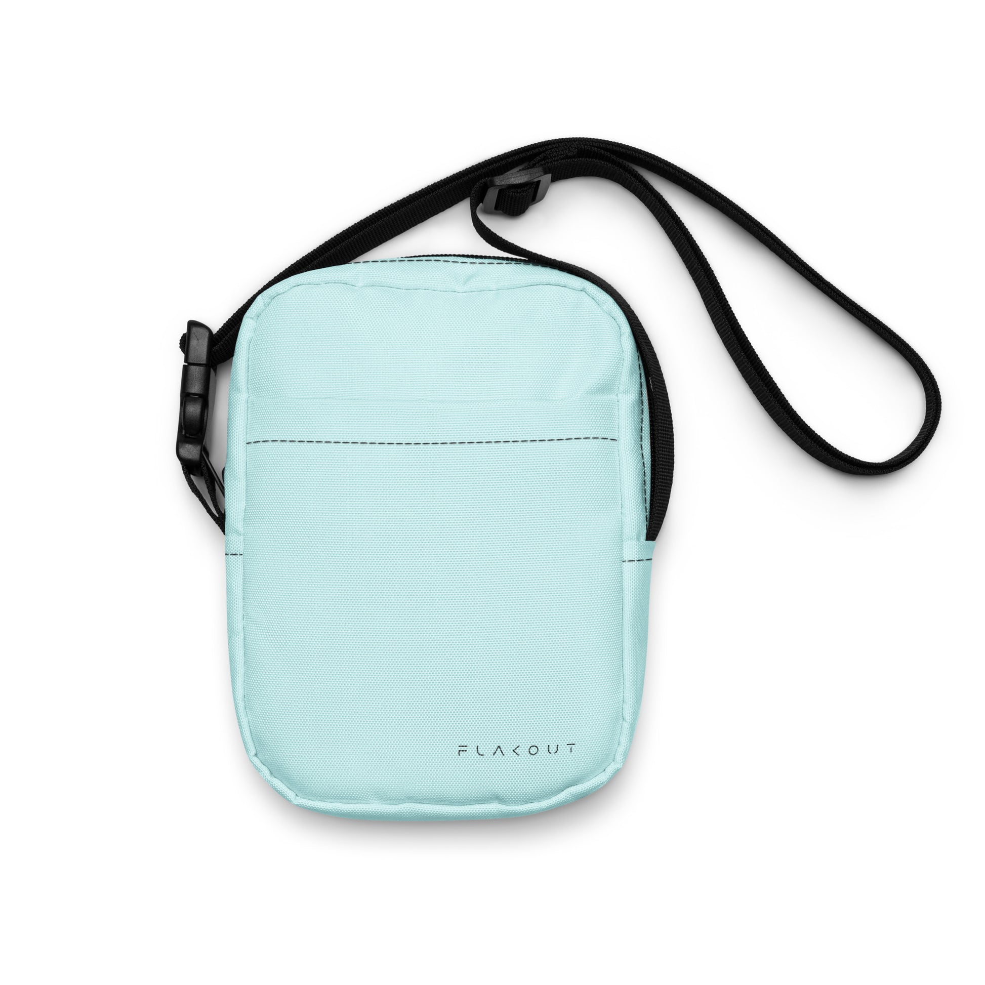 Unisex Water-resistant Crossbody Bag - Light Blue - FLAKOUT