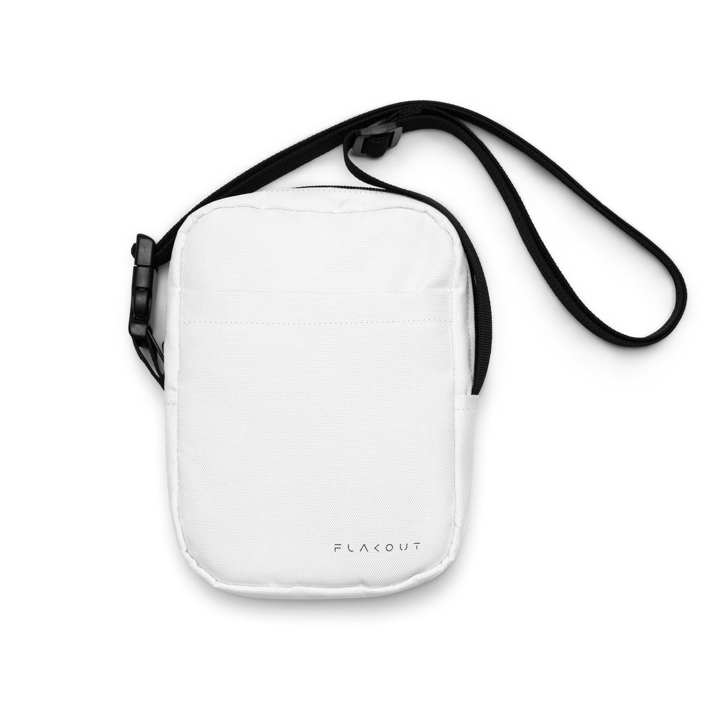 Unisex Water-resistant Crossbody Bag - White - FLAKOUT