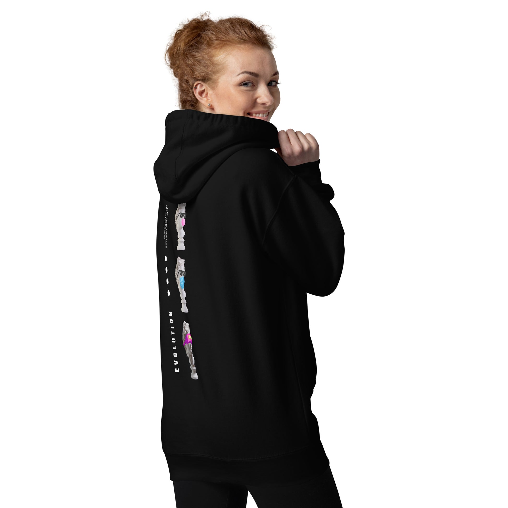 Human Evolution Unisex Hoodie - FLAKOUT