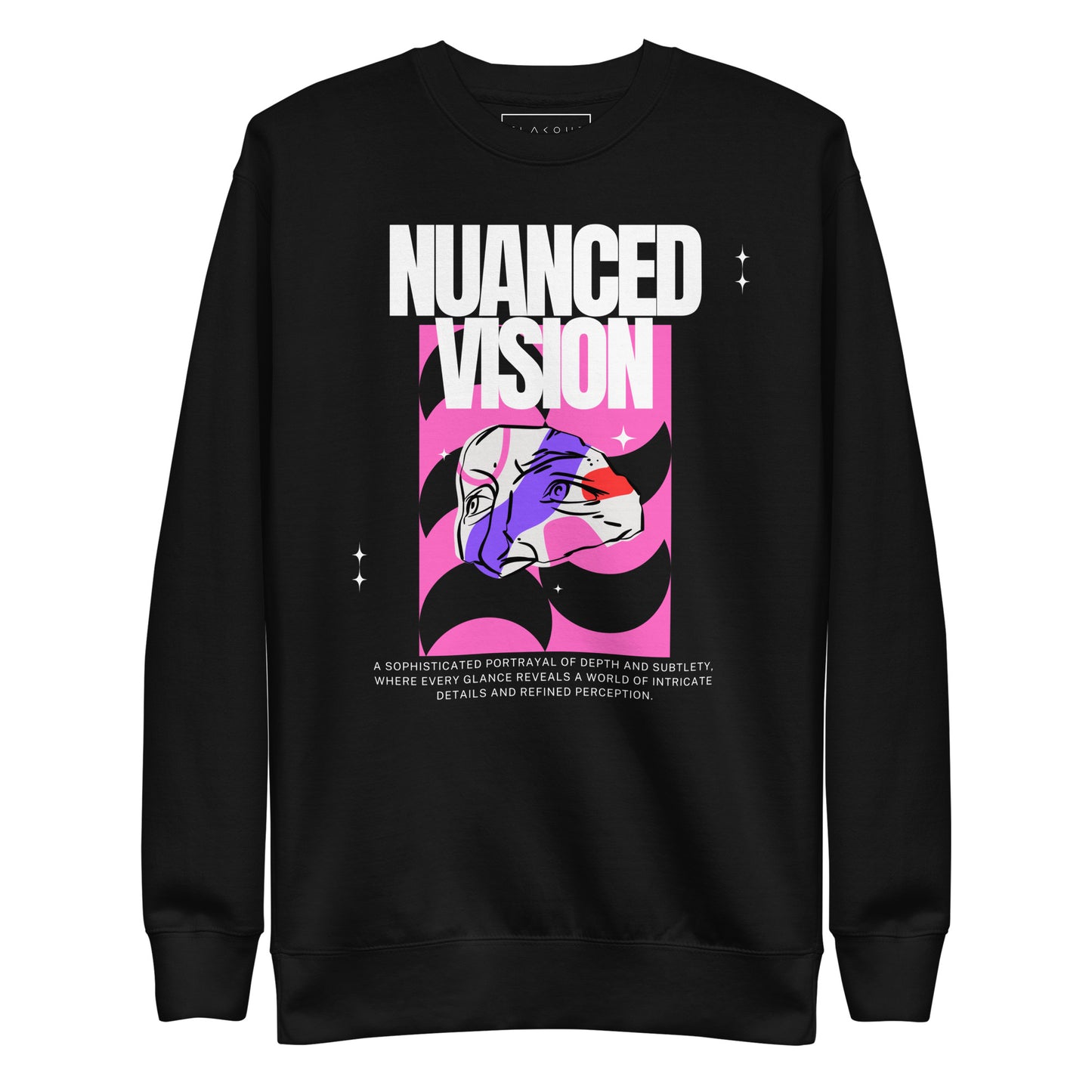 Nuanced Vision Unisex Fleece Sweatshirt - FLAKOUT