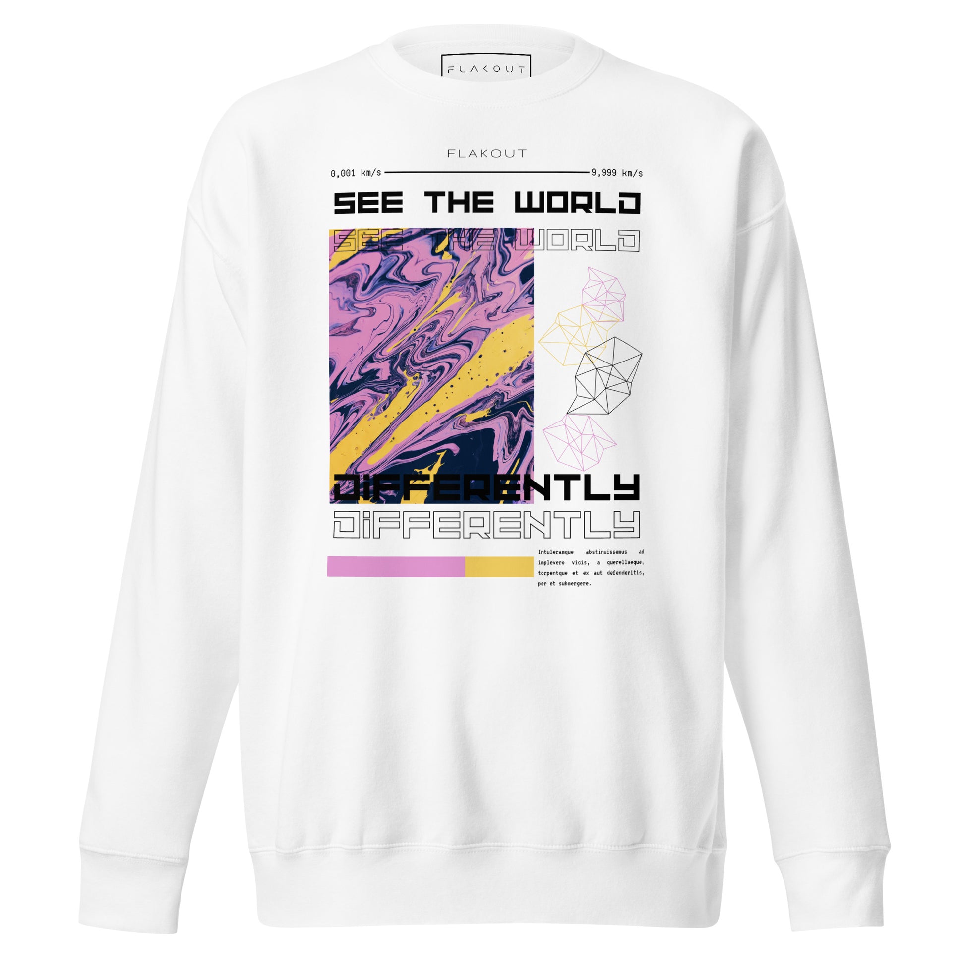 Divergent Horizon See The World Differently Sweatshirt - FLAKOUT