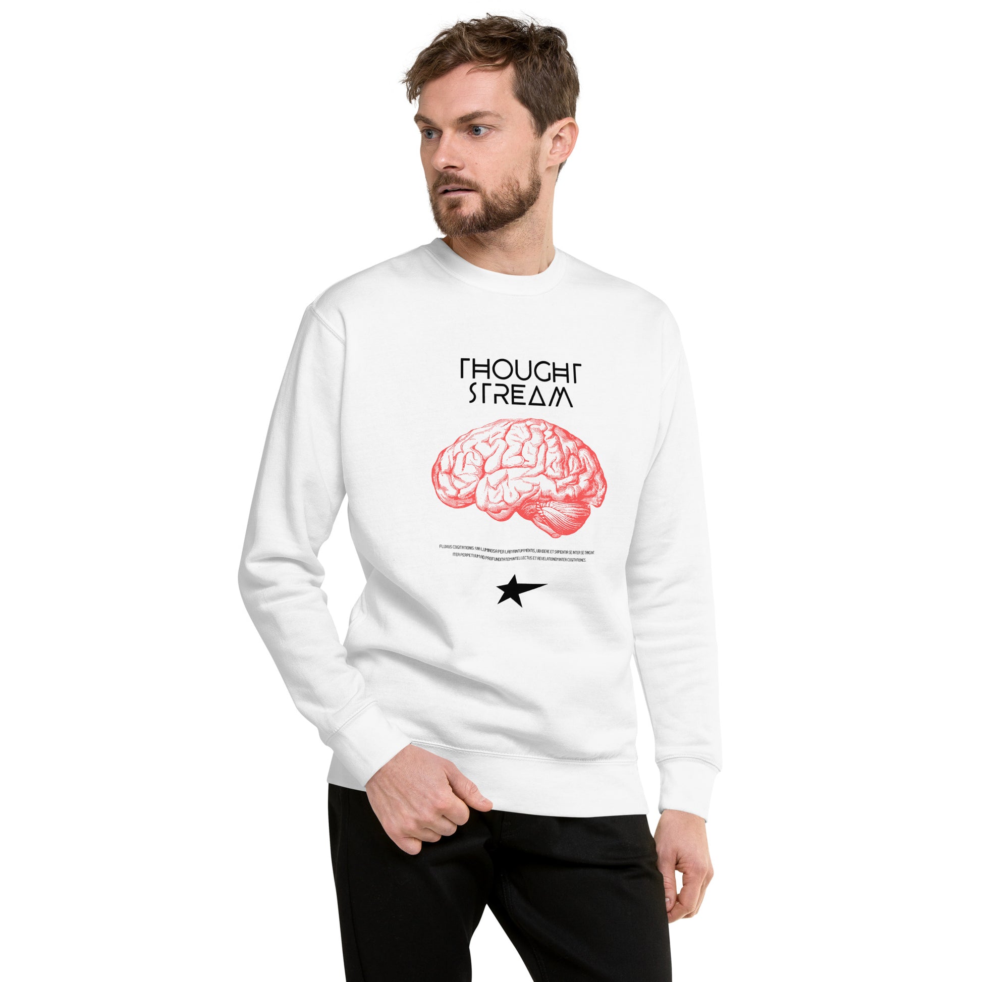 Thought Stream Unisex Fleece Sweatshirt - FLAKOUT