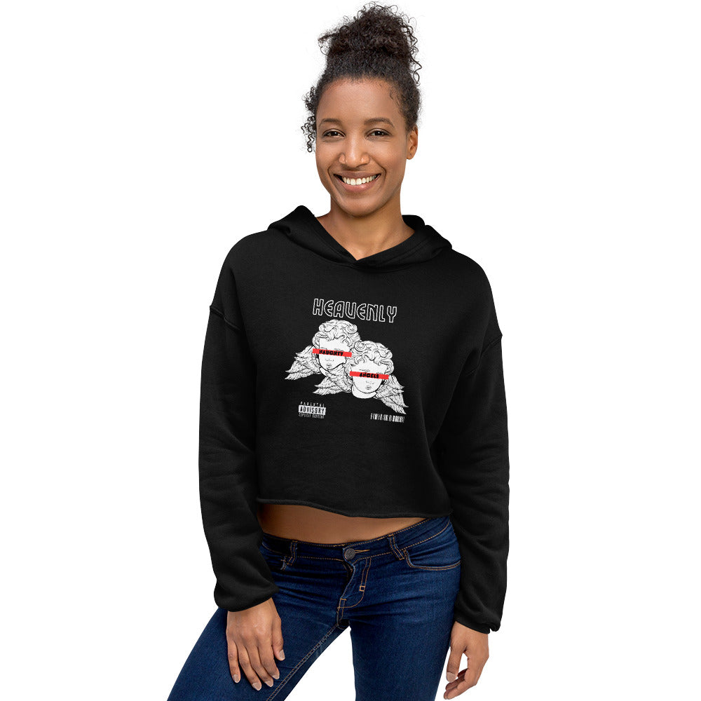 Naughty Angels Women's Crop Hoodie - FLAKOUT