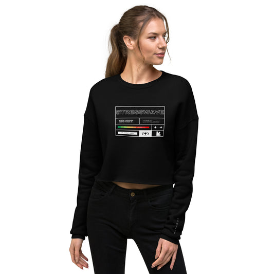 Stresswave Women's Crop Sweatshirt - FLAKOUT