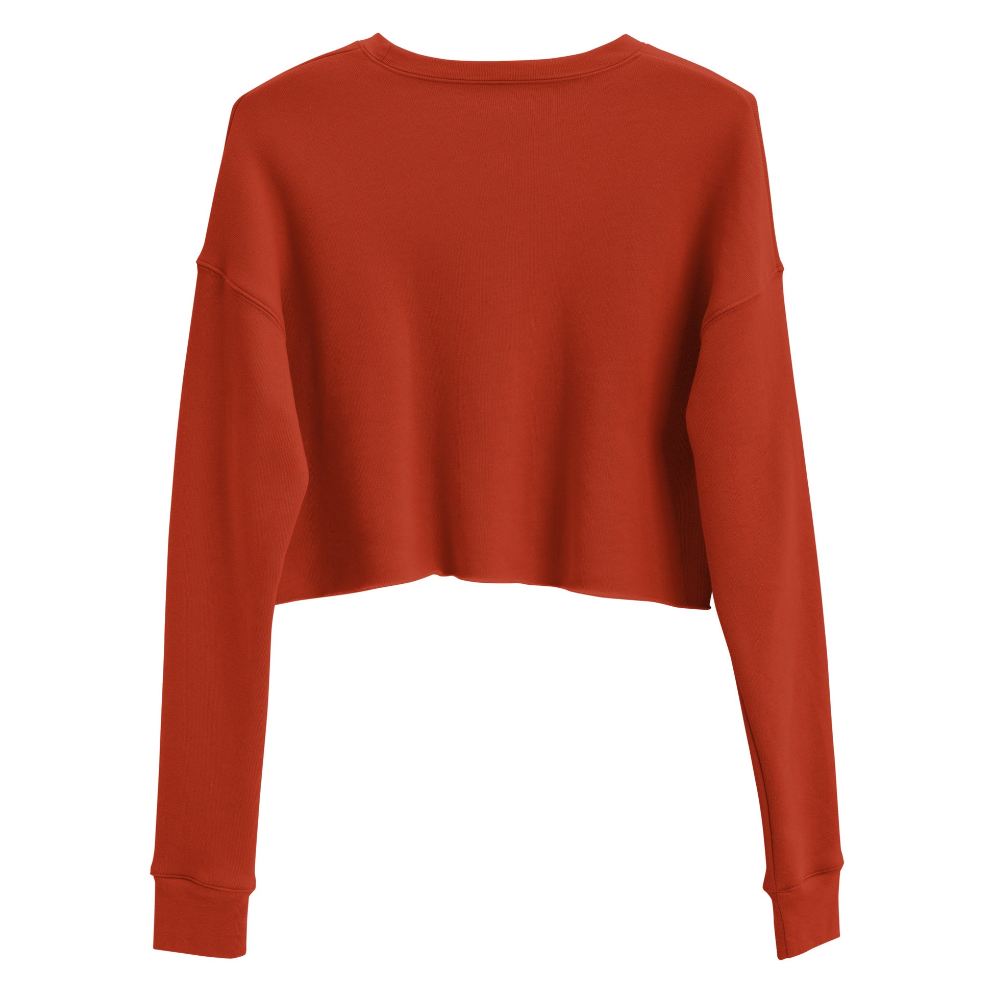 Gorgeous Opullent Allure Women's Crop Sweatshirt - Brick - FLAKOUT