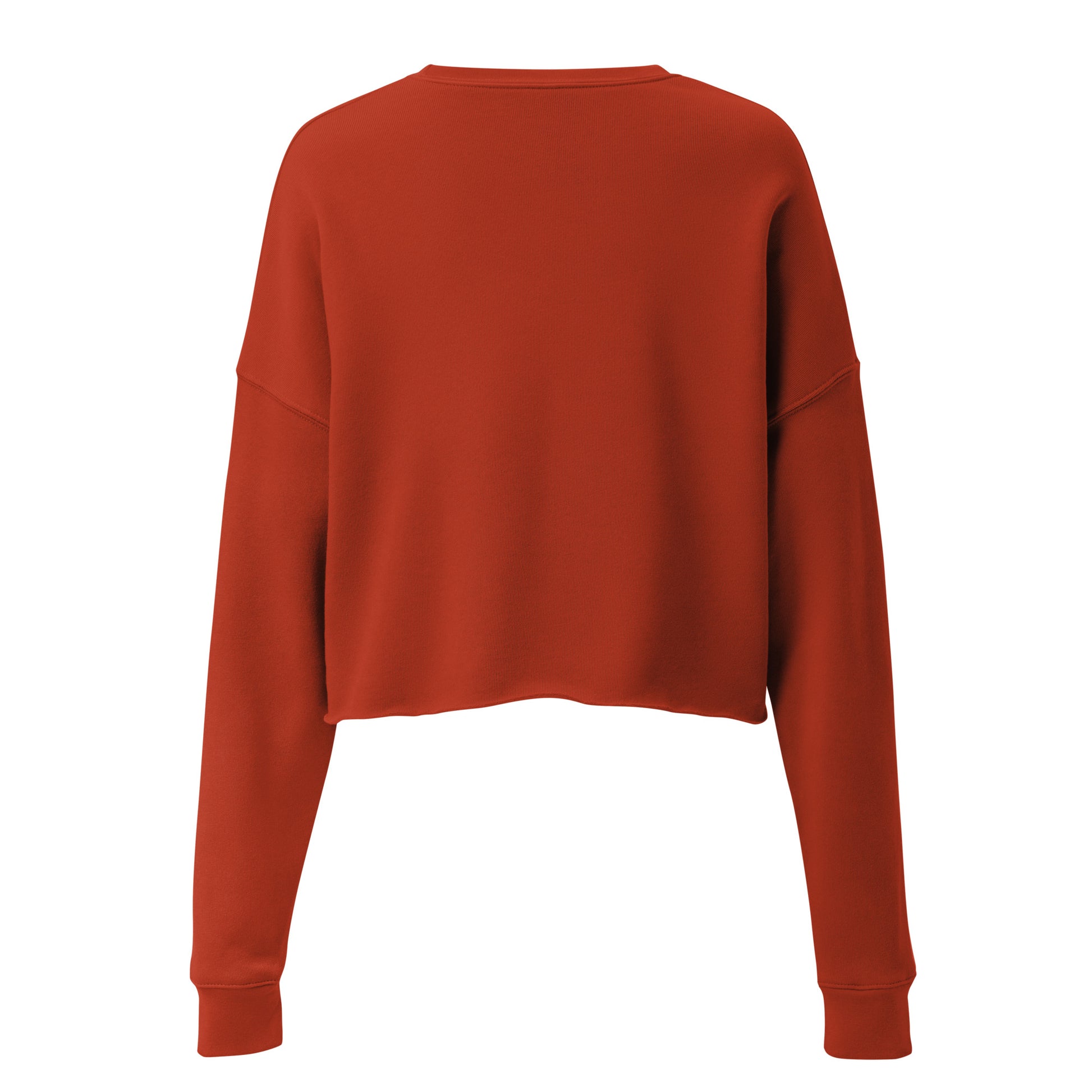 Limerence Women's Crop Sweatshirt - Brick - FLAKOUT