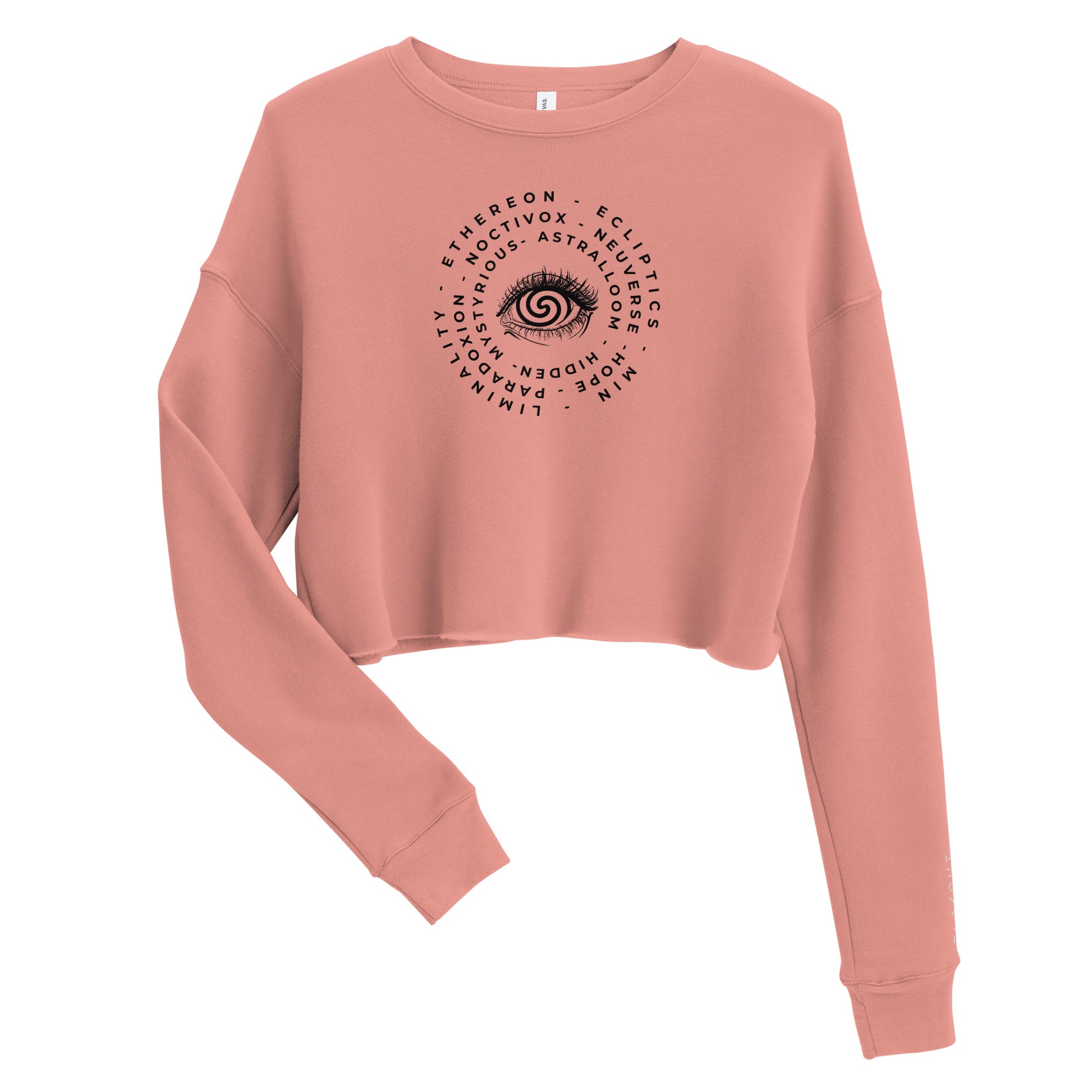 Hidden Truth Women's Crop Sweatshirt - FLAKOUT