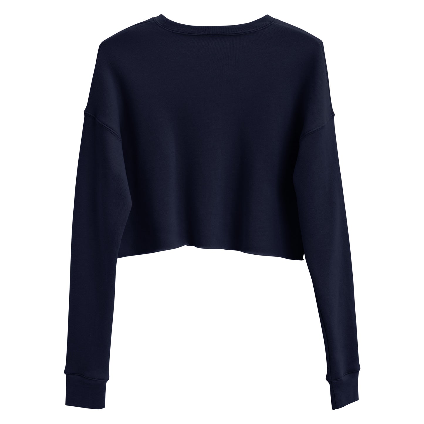 Divine Grace Blessed Women's Crop Sweatshirt - Navy - FLAKOUT