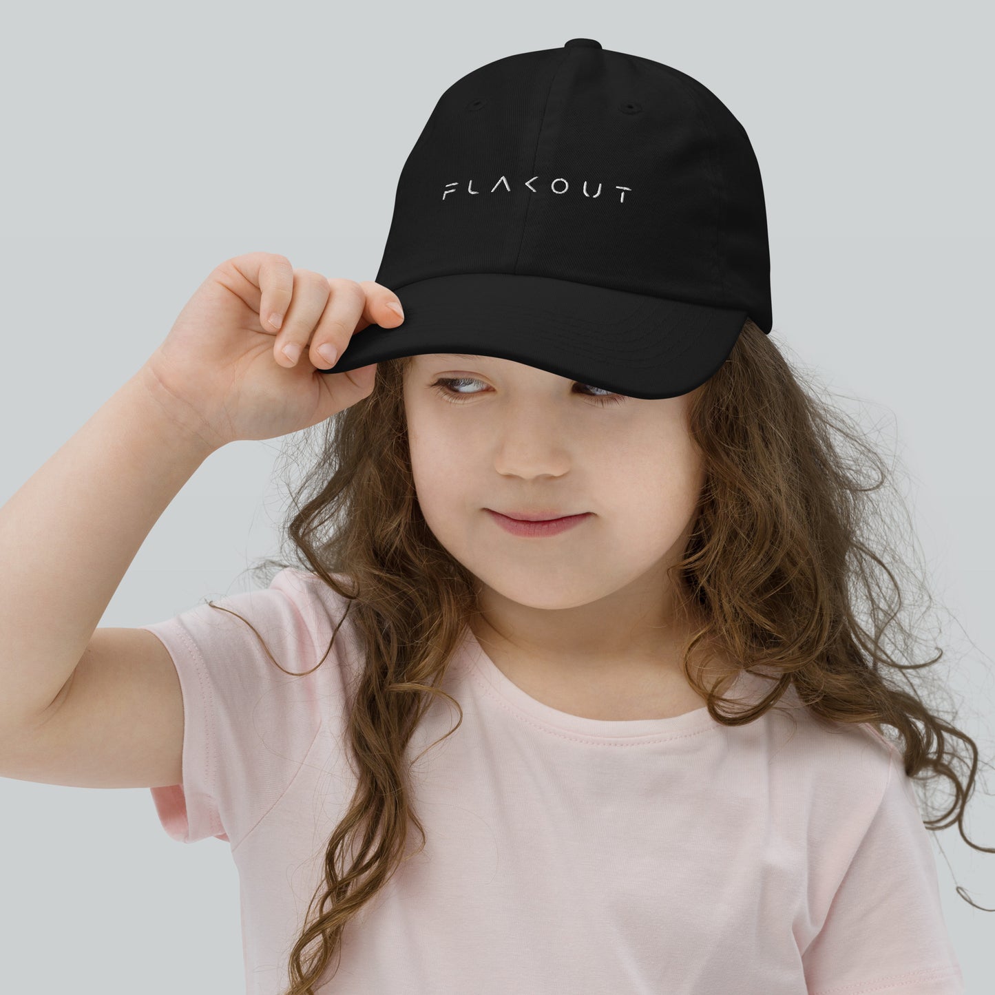 FLAKOUT Logo Embroidered Kid's Baseball Cap