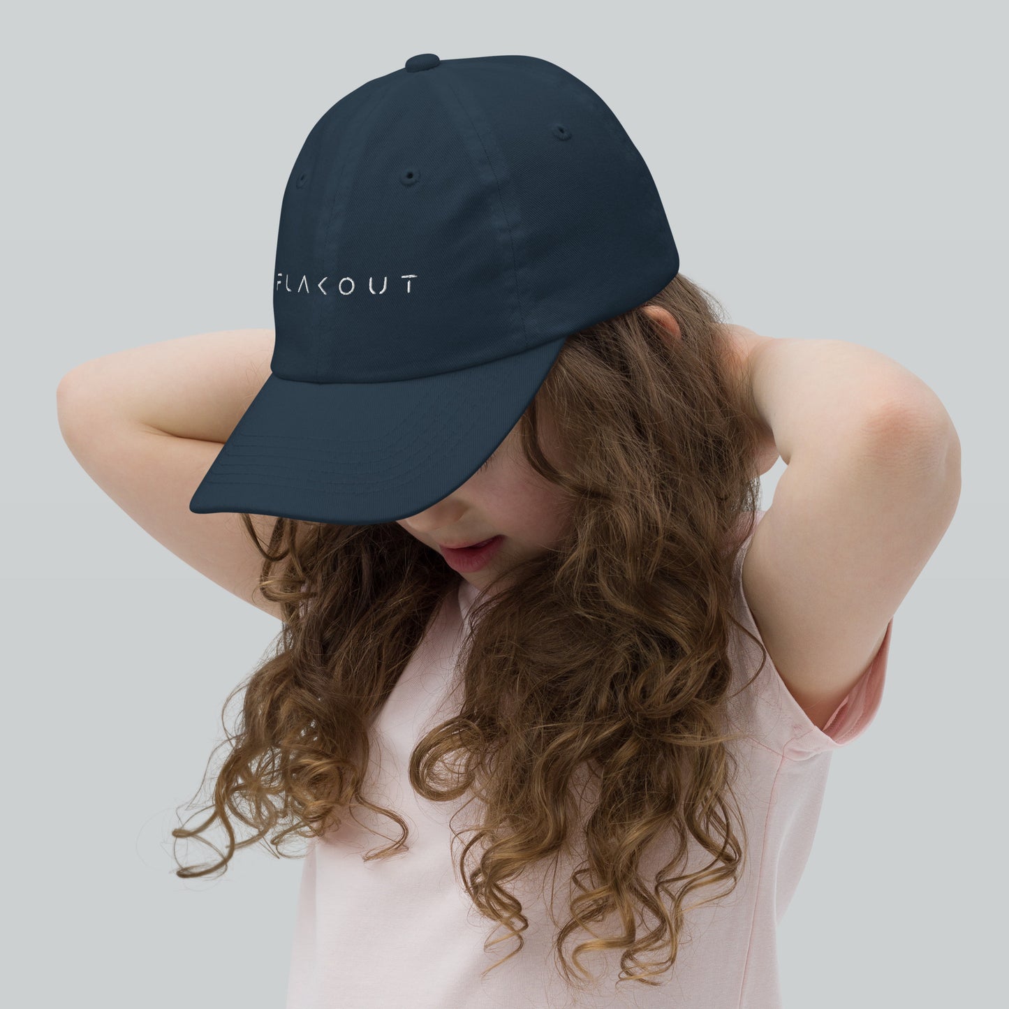 FLAKOUT Logo Embroidered Kid's Baseball Cap