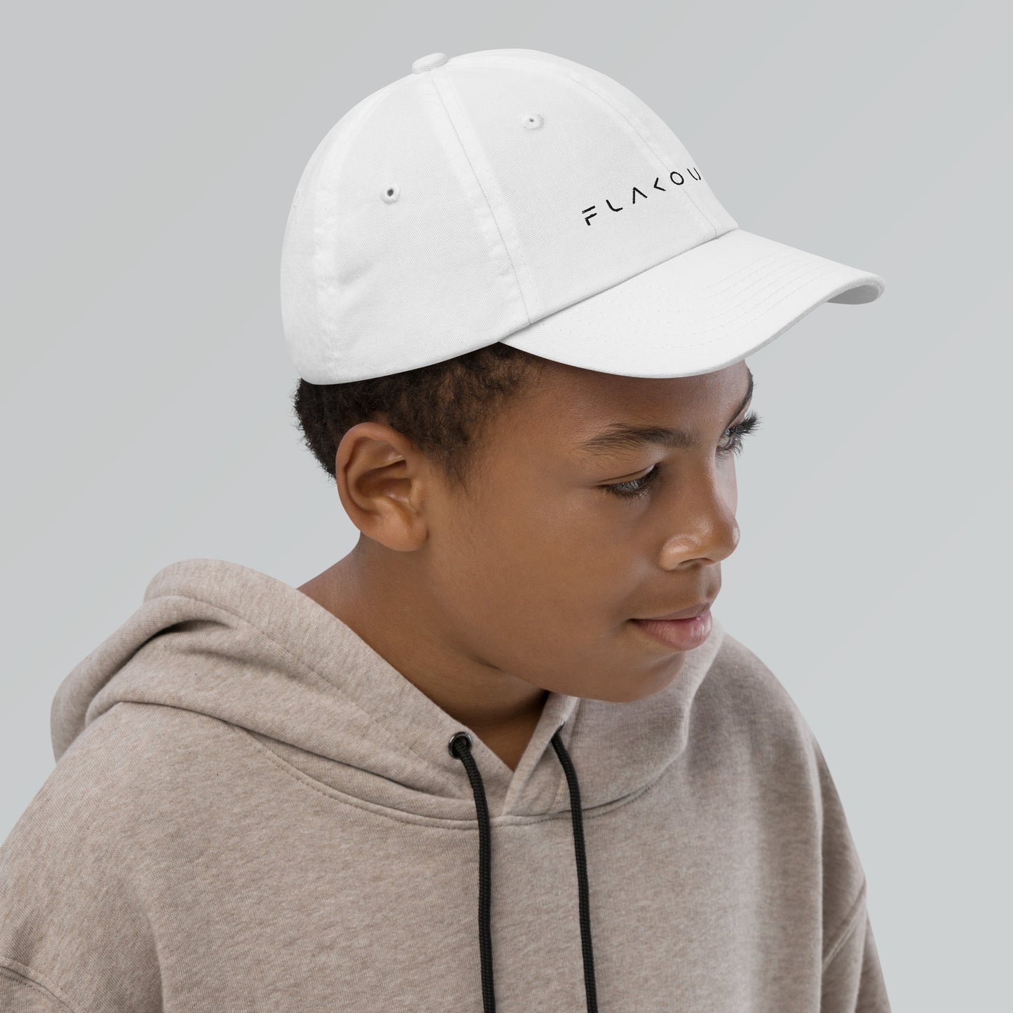 FLAKOUT Logo Embroidered Kid's Baseball Cap