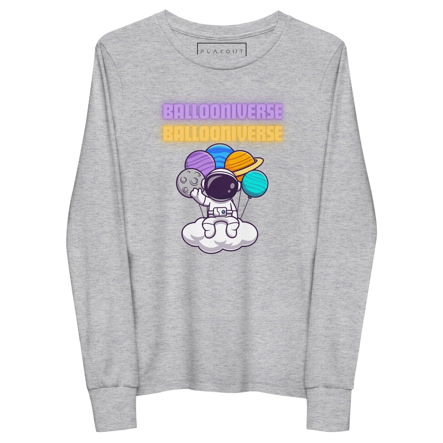 Ballooniverse Unisex Kid's Long Sleeve Tee - FLAKOUT