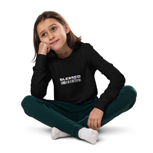 Divine Grace Blessed Kid's Long Sleeve Shirt - FLAKOUT