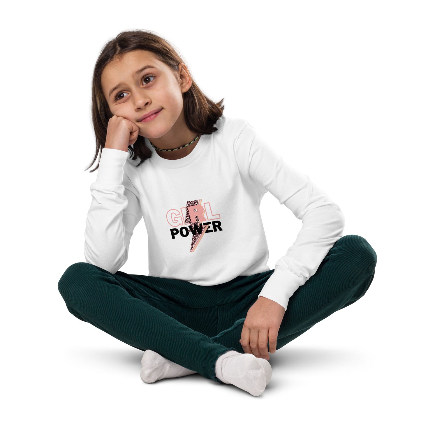 Queenly Girl Power Rebellion Girl's Long Sleeve Shirt - FLAKOUT